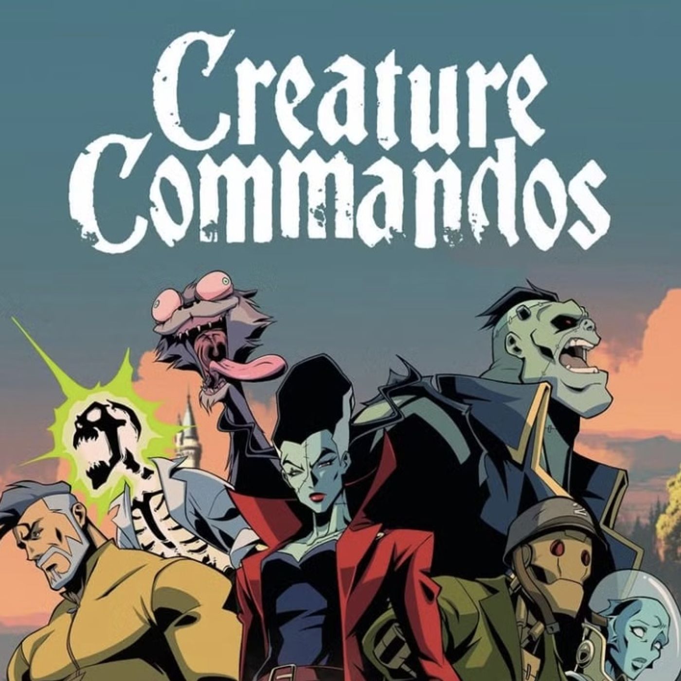 James Gunn's Creature Commandos with journalist Nicholas Slayton episode artwork