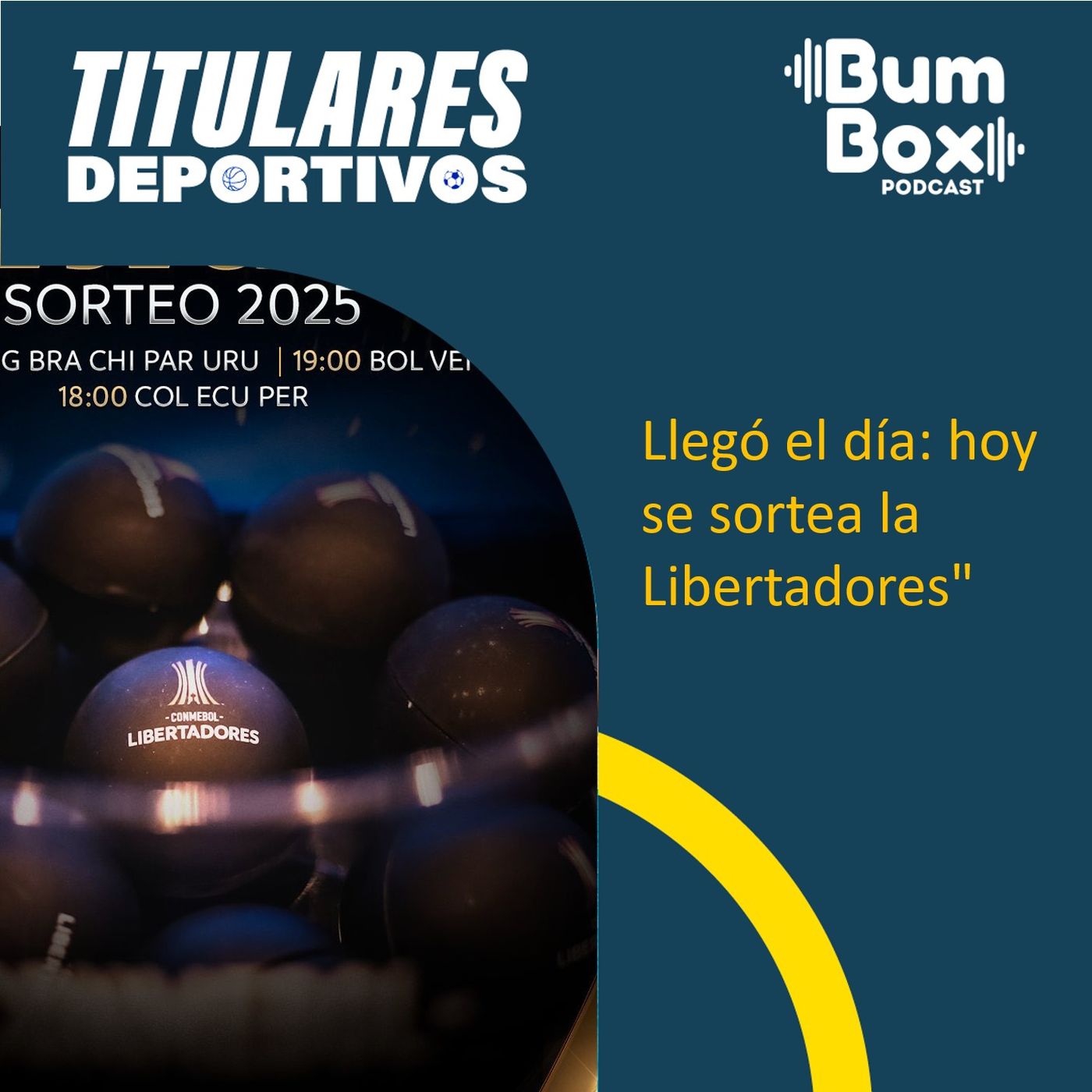 Llegó el día: hoy se sortea la Libertadores episode artwork