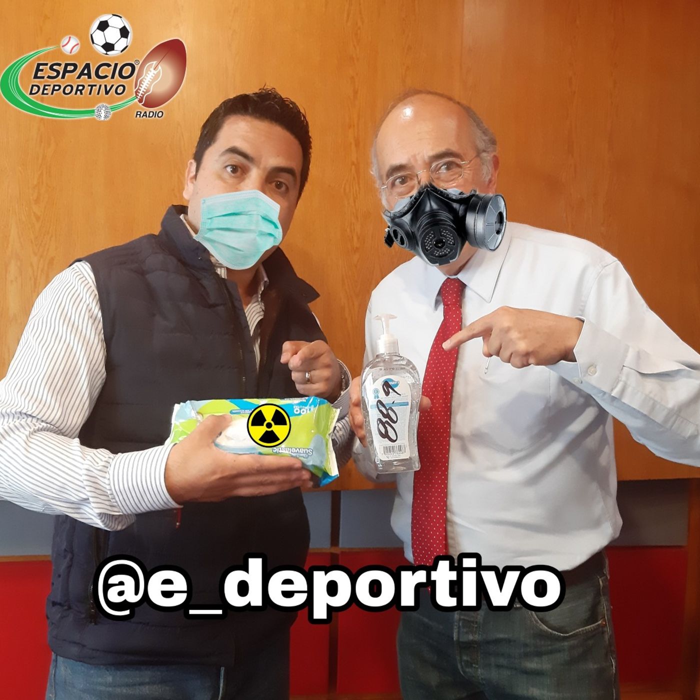 Recuerden usar el gel antibacterial evitemos contagiar a Pepe en Espacio Deportivo de la Tarde 17 de Marzo 2020