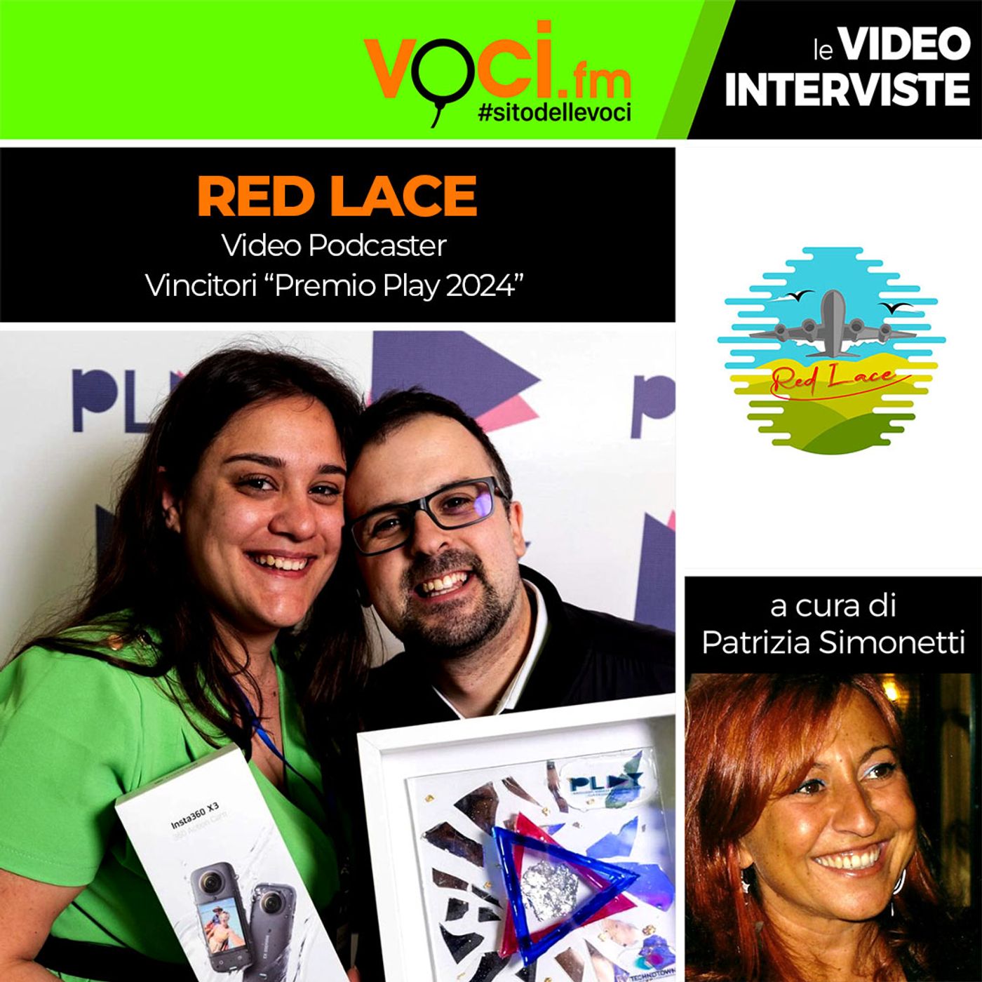 RED LACE (vincitori del  "PREMIO PLAY 2024" nella categoria “VLOG") su VOCI.fm episode artwork
