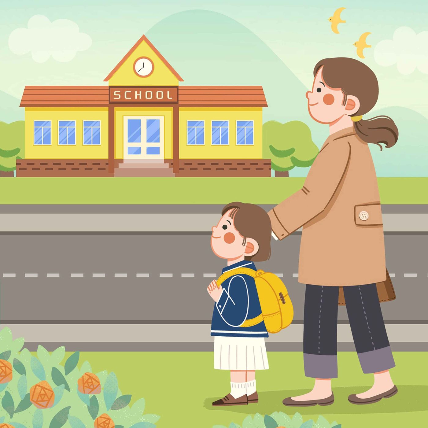 Parents attend classes with kids to explore new education model