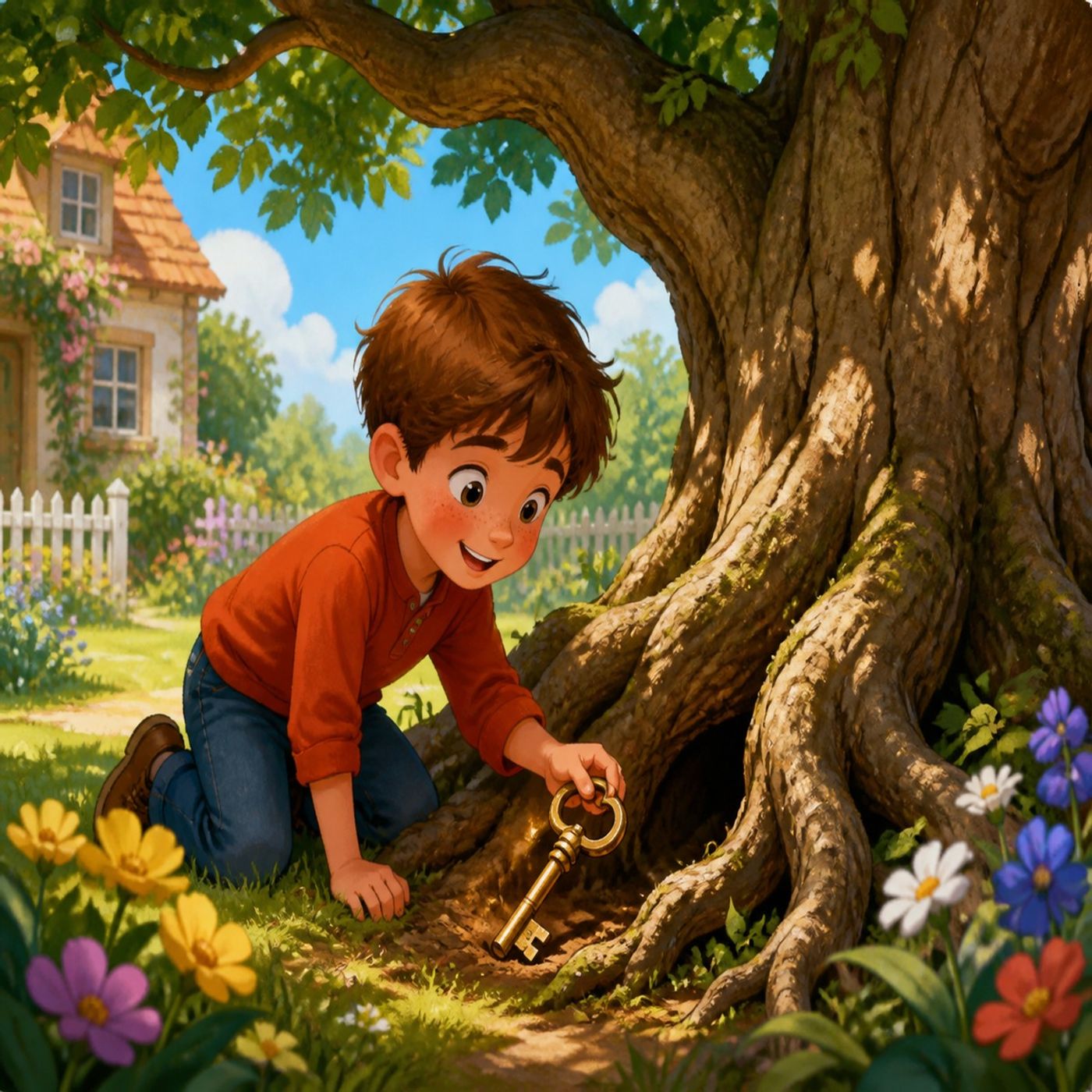The Key Under Oliver's Oak Tree