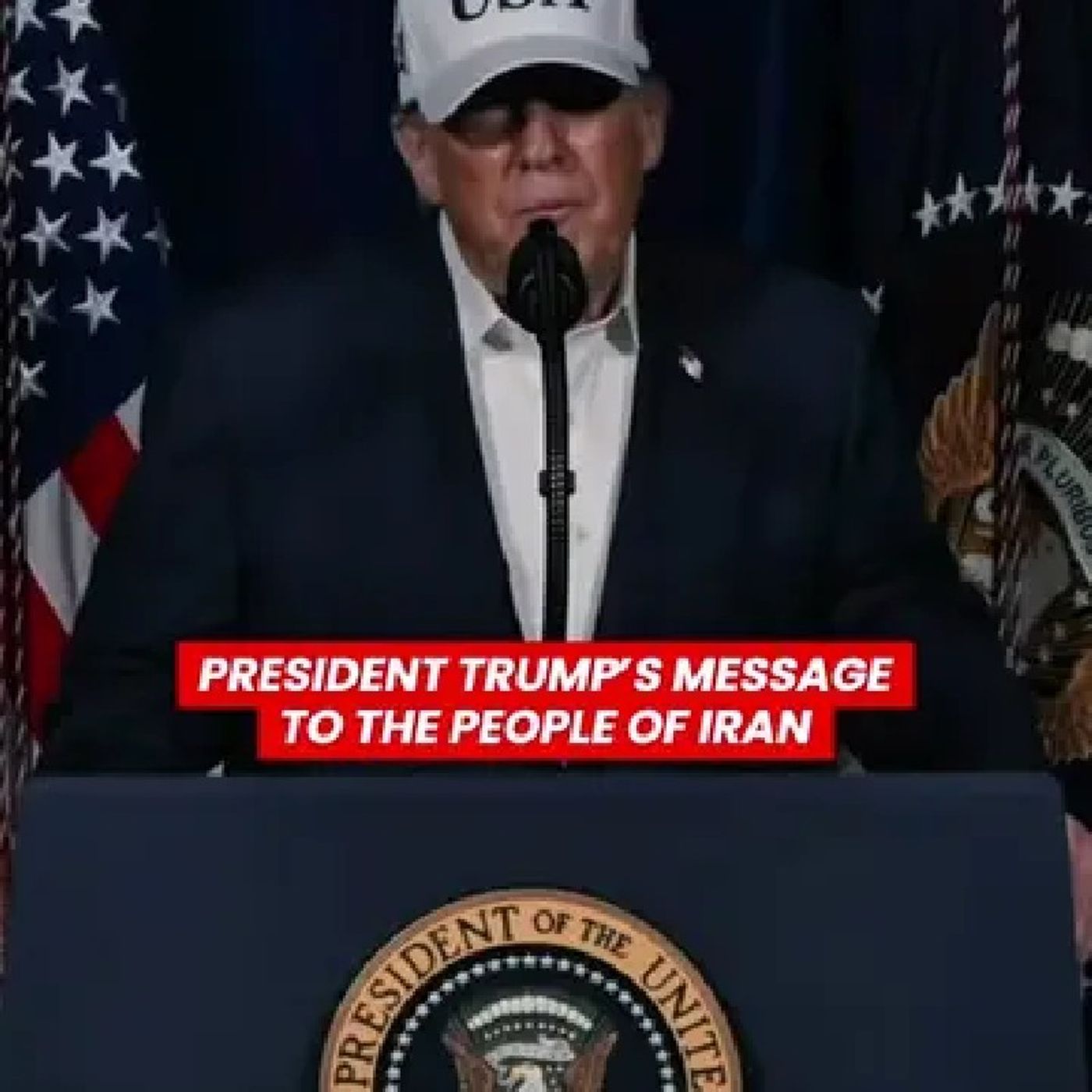 LISTEN to President Trump’s message to the people of Iran 🇮🇷: “When we are finished, take over your government” episode artwork