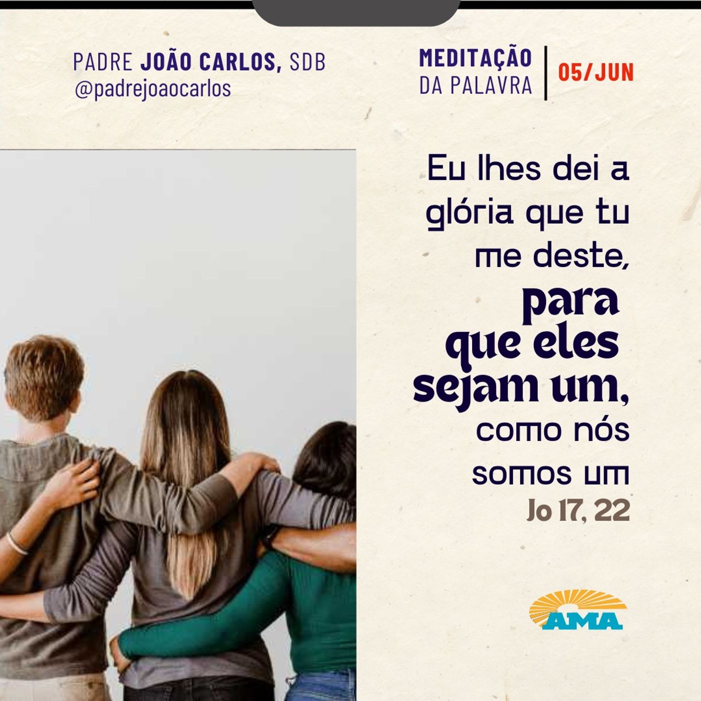 05 de junho - Meditação Palavra do Senhor
