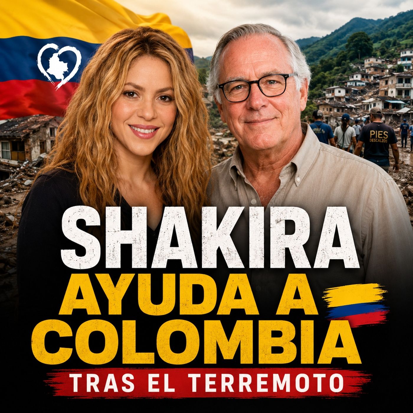 Shakira y Howard Buffett se unen para ayudar a Colombia tras el terremoto 🇨🇴 | Esta es su gran iniciativa episode artwork
