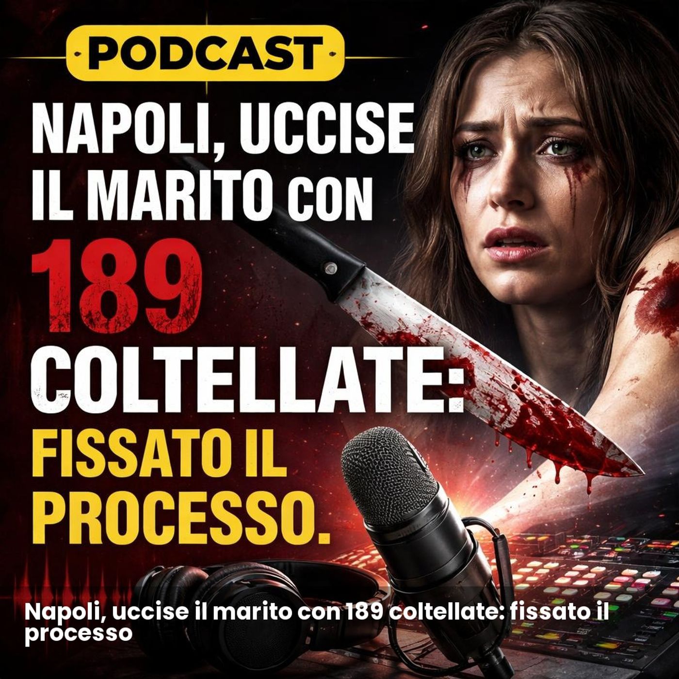 Napoli, uccise il marito con 189 coltellate: fissato il processo episode artwork