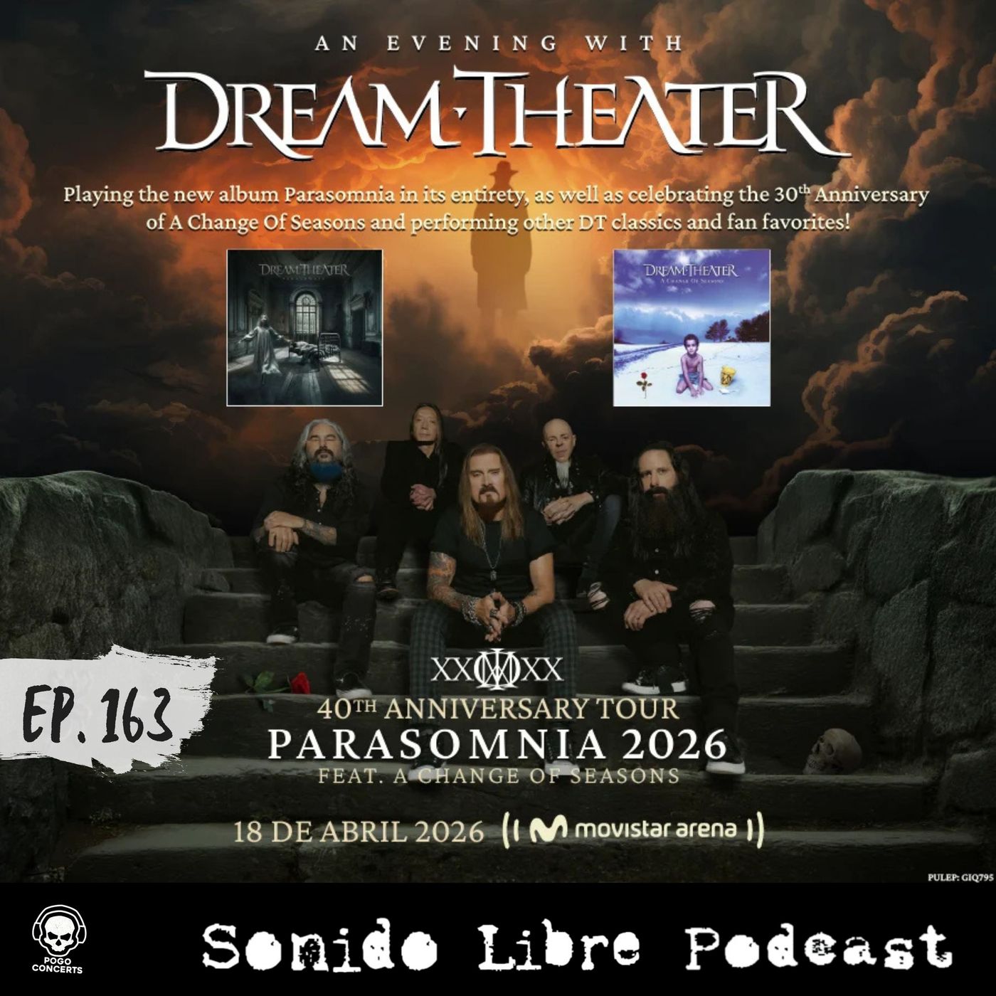 E163 / DREAM THEATER / Su regreso a Colombia