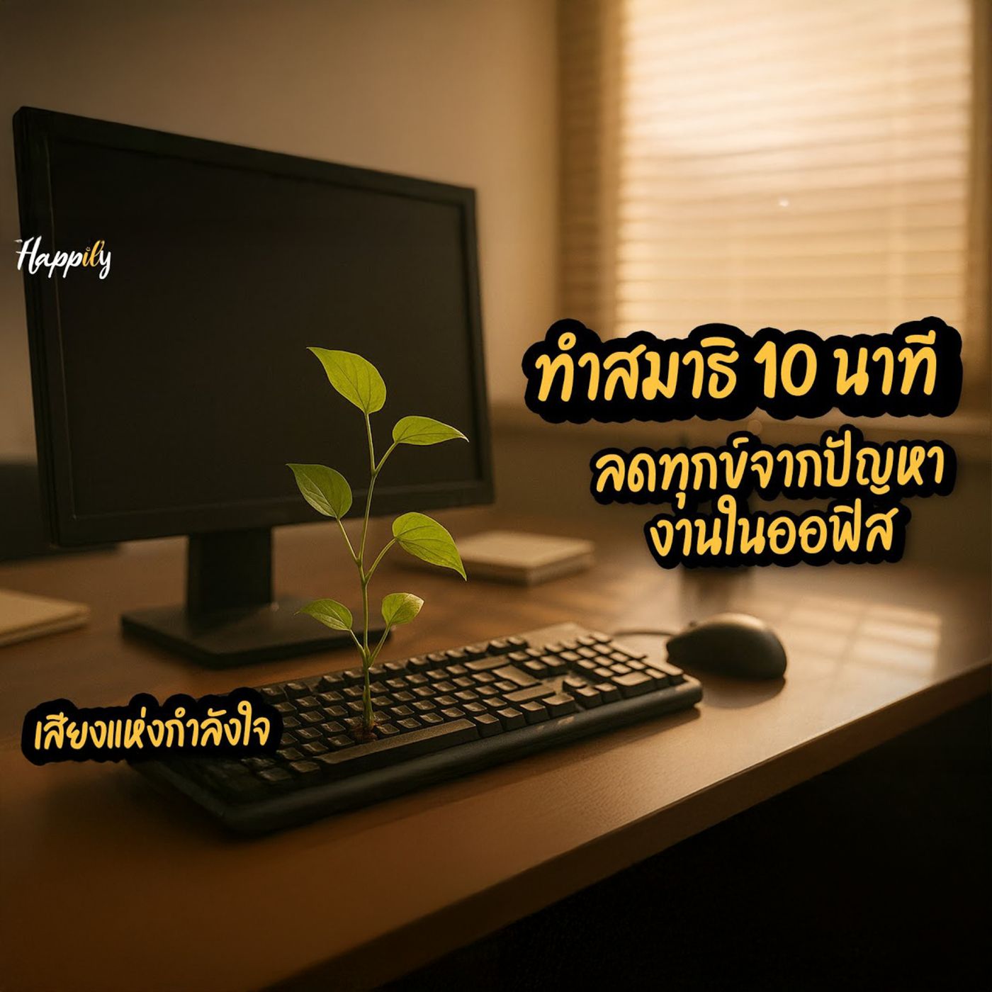 สมาธิ 10 นาที คลายเครียดจากงานหนัก ทำจิตใจให้สงบ ให้ใจสงบ #กำลังใจ episode artwork