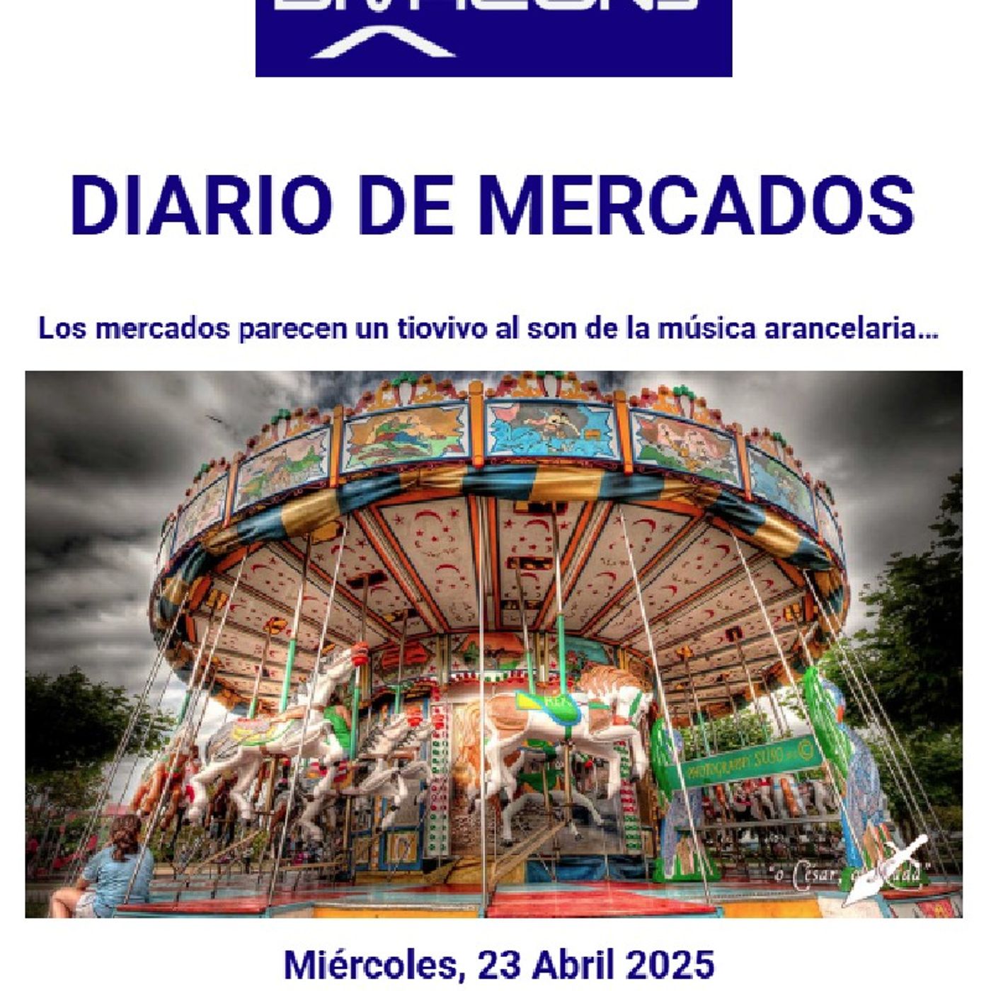 PODCAST en abierto DIARIO DE MERCADOS Miércoles 23 Abril 2025 episode artwork