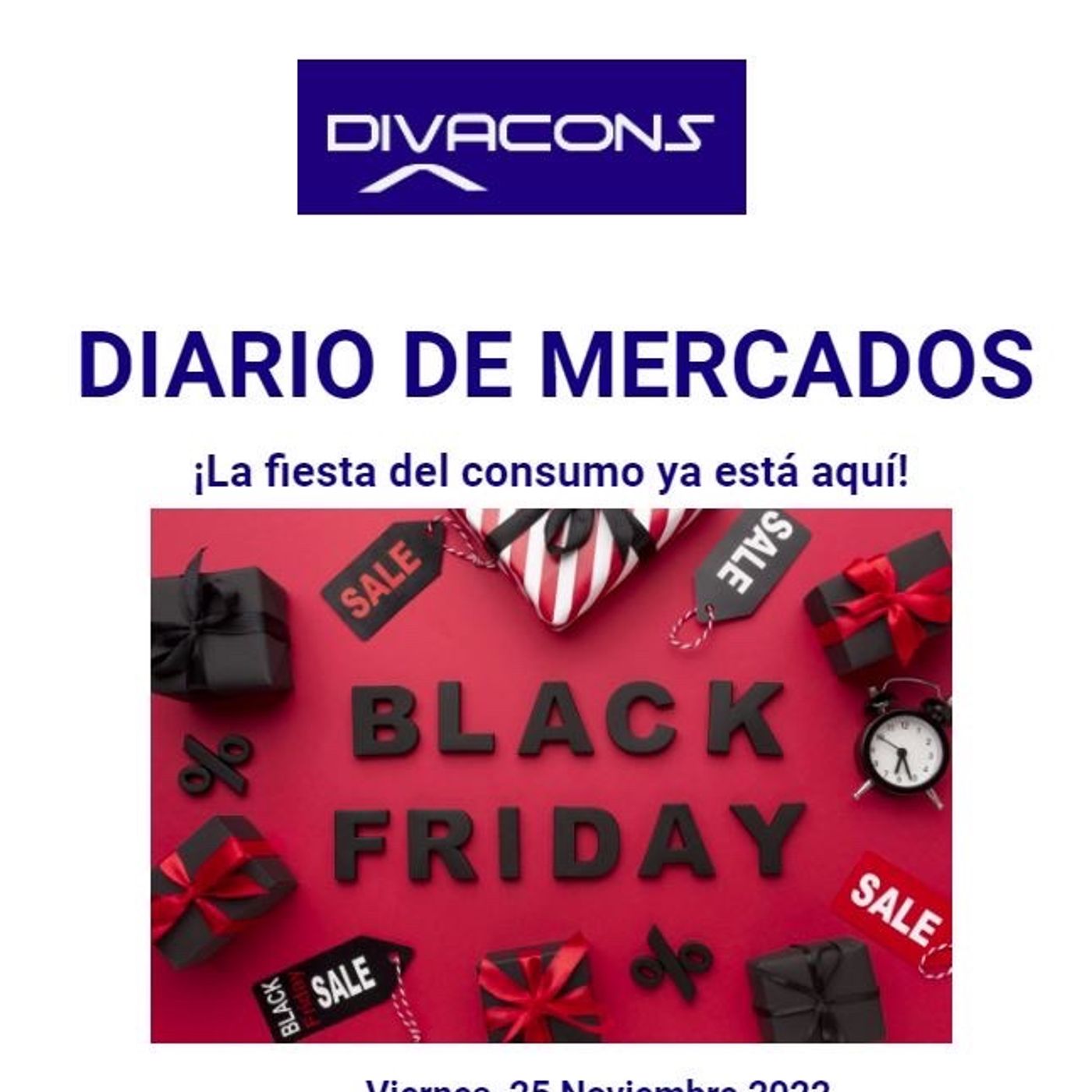 PODCAST DIARIO DE MERCADOS Viernes 25 Nov episode artwork