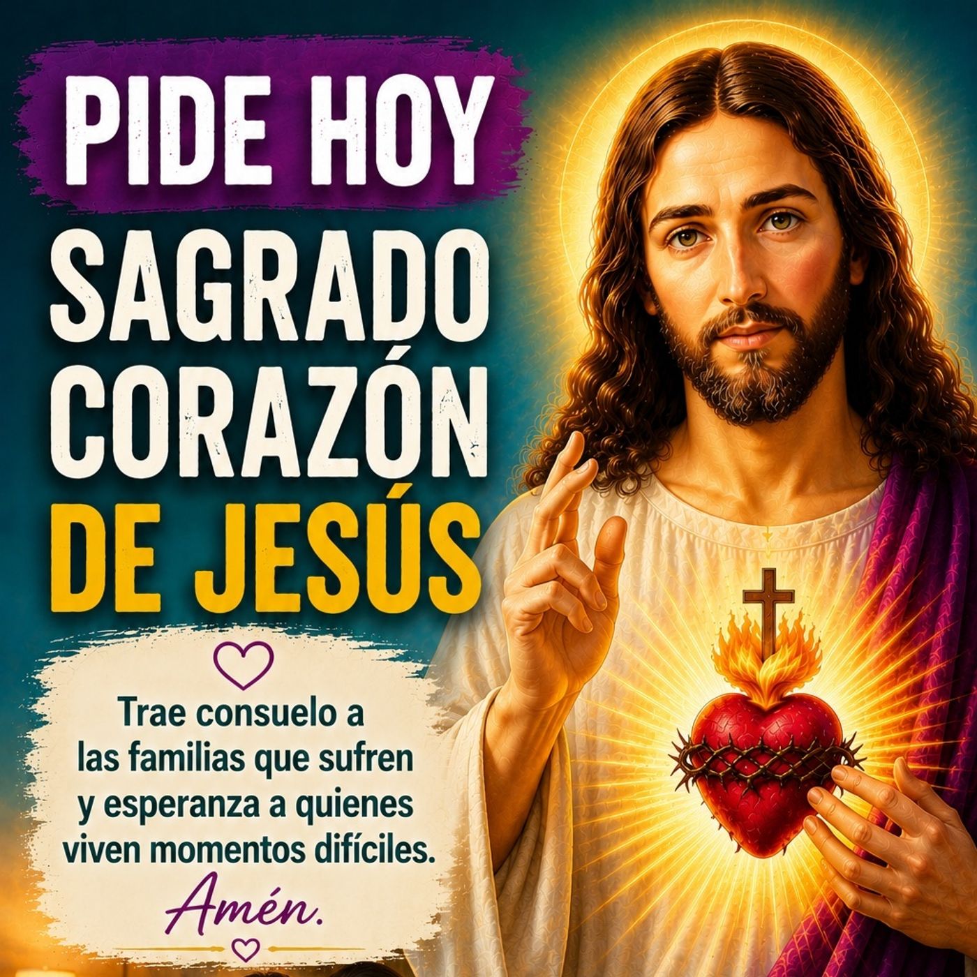 AL SAGRADO CORAZON DE JESUS POR FAMILIAS QUE SUFREN DIA 5 episode artwork