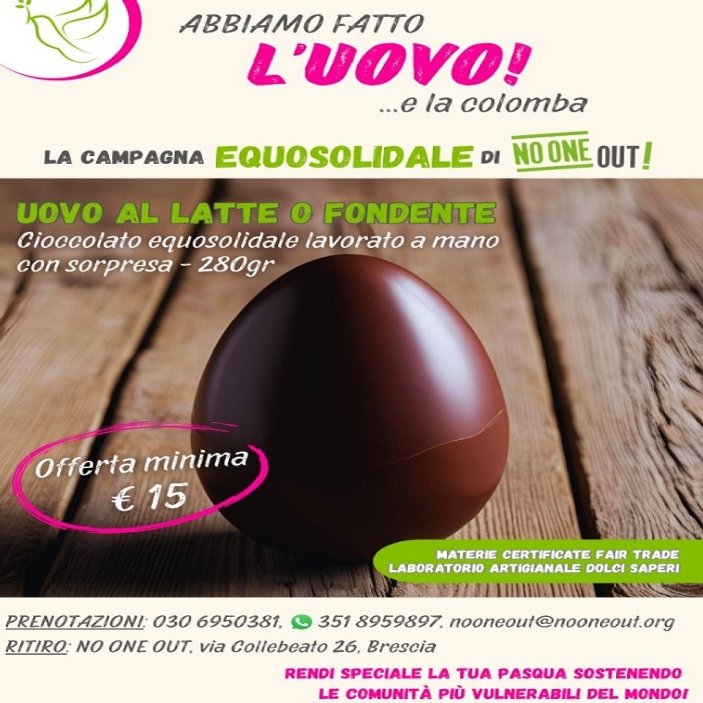Pasqua solidale con NO ONE OUT: intervista a Federica Nassini  -  14 aprile 2025 episode artwork