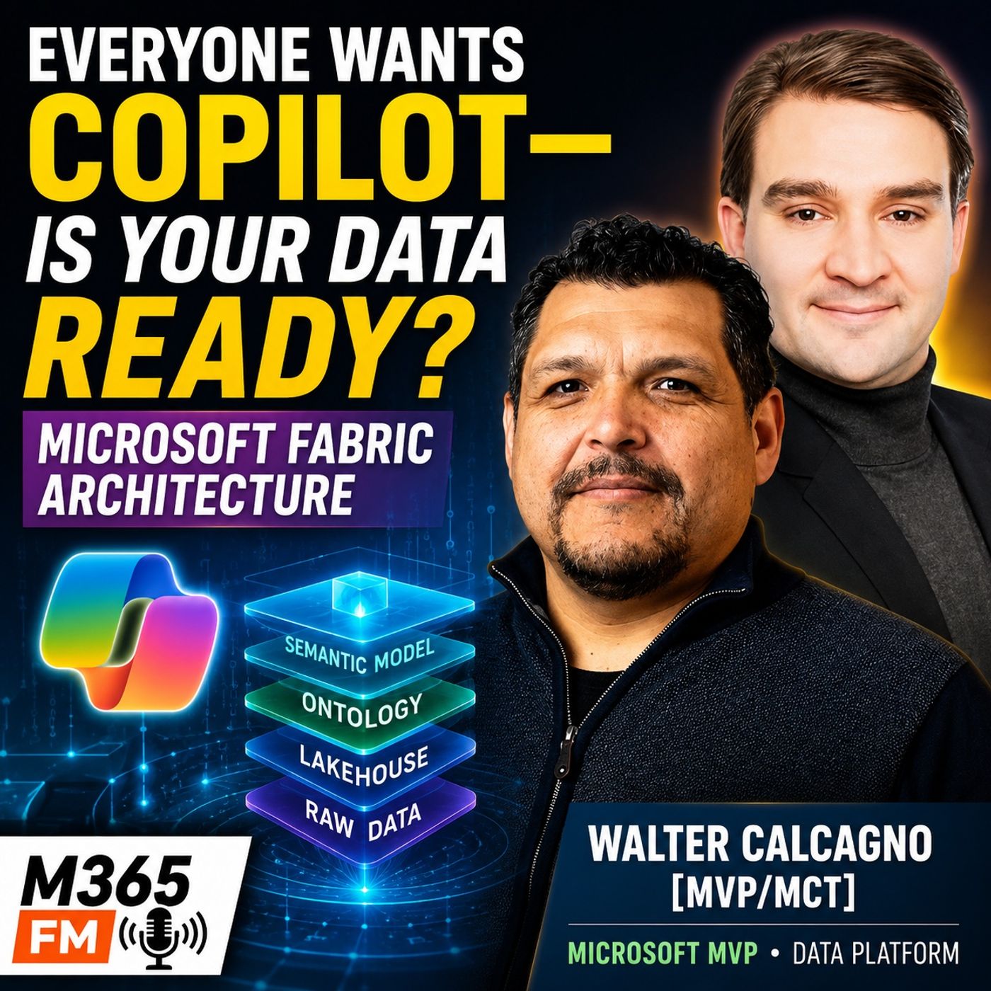 Everyone Wants Copilot—but Is Your Data Ready: Microsoft Fabric Architecture with Walter Calcagno [MVP-MCT] episode artwork