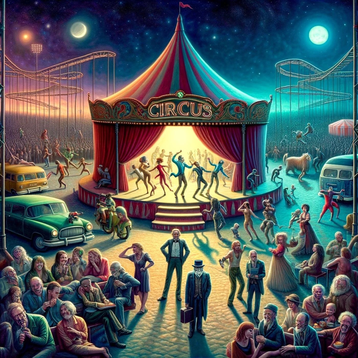 "We're all going to die, all of us; what a circus!" episode artwork