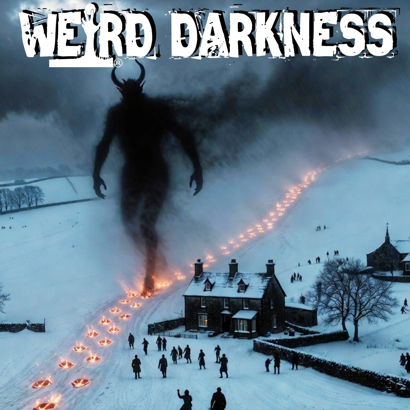 THE DEVIL CAME TO DEVON: 100 Miles of Unexplained and Impossible Cloven Footprints Appear Overnight