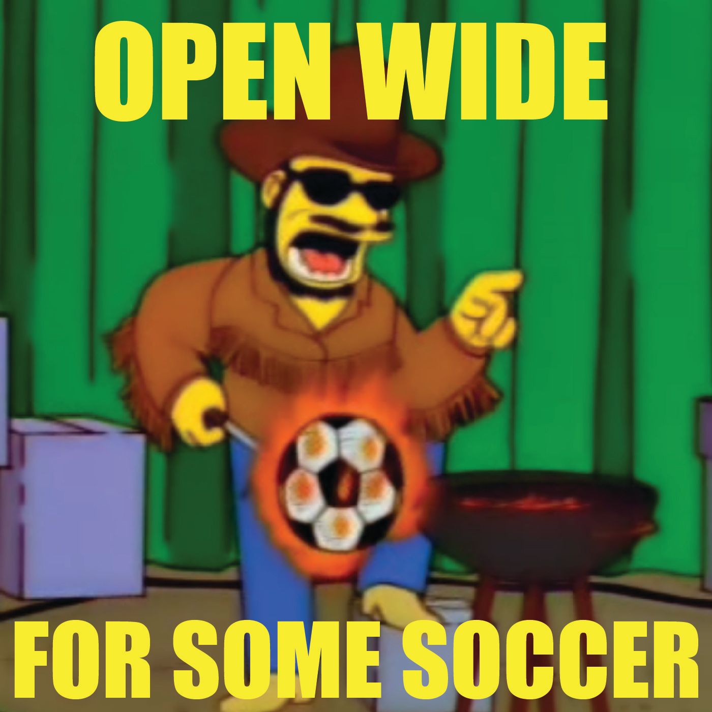 Open Wide For Some Soccer