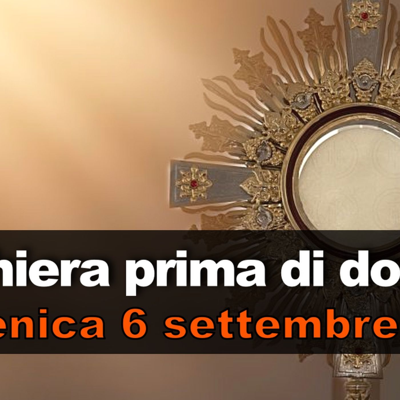 Preghiera prima di dormire DOMENICA 6 SETTEMBRE 2026 ❤️ Compieta dopo i Secondi Vespri - XXIII Domenica T.O. episode artwork