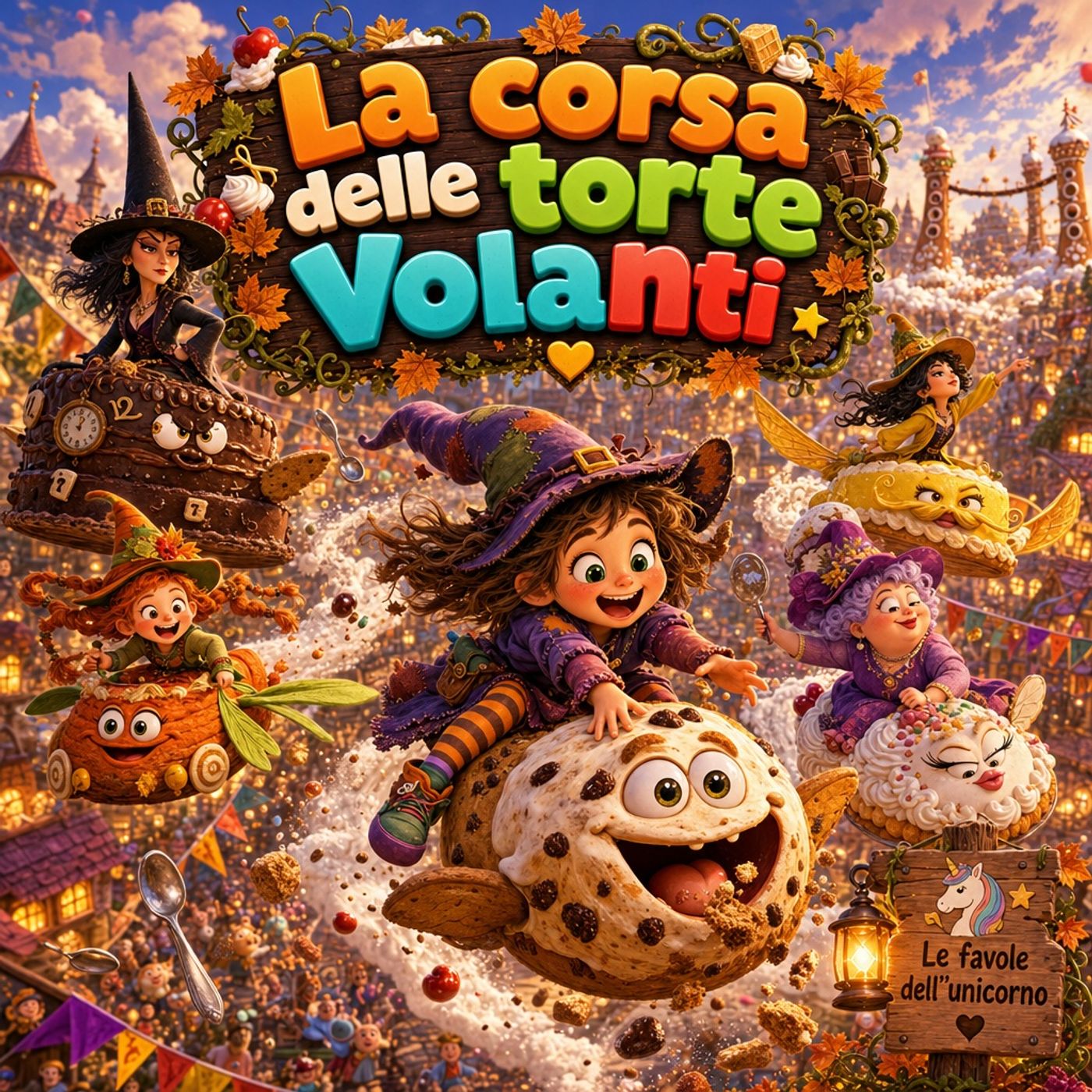 La corsa delle torte volanti