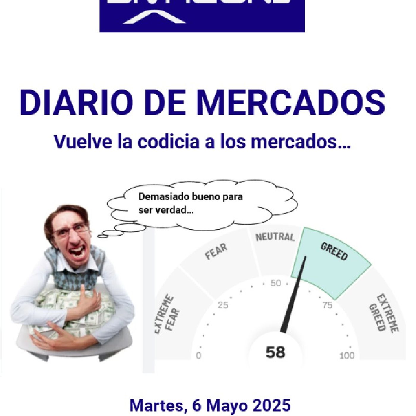 PODCAST en abierto DIARIO DE MERCADOS Martes 6 Mayo 2025 episode artwork