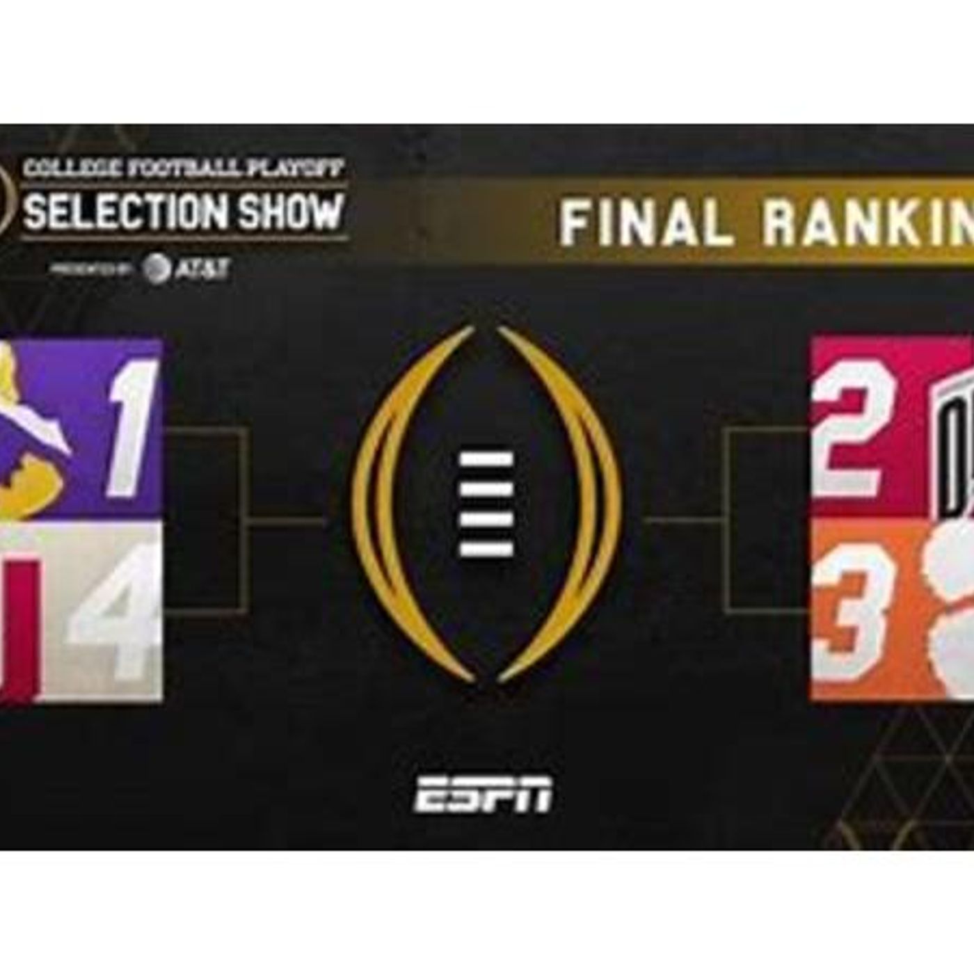 #1 LSU vs. #4 Oklahoma #2 Ohio State vs. #3 Clemson Preview & Bowl Games Banter! episode artwork