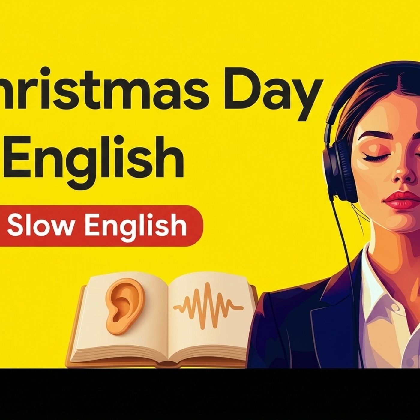 B1 English Listening Practice - How to Talk About Christmas Day in English - Slow English Podcast episode artwork