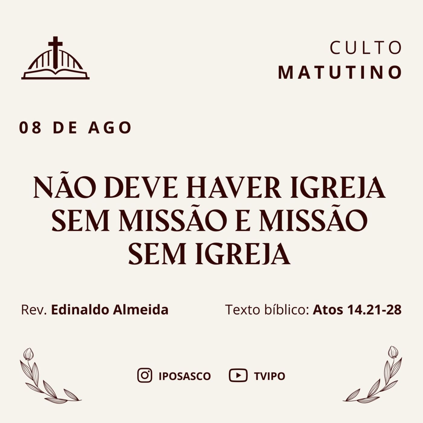 Pregações - Igreja Presbiteriana de Osasco