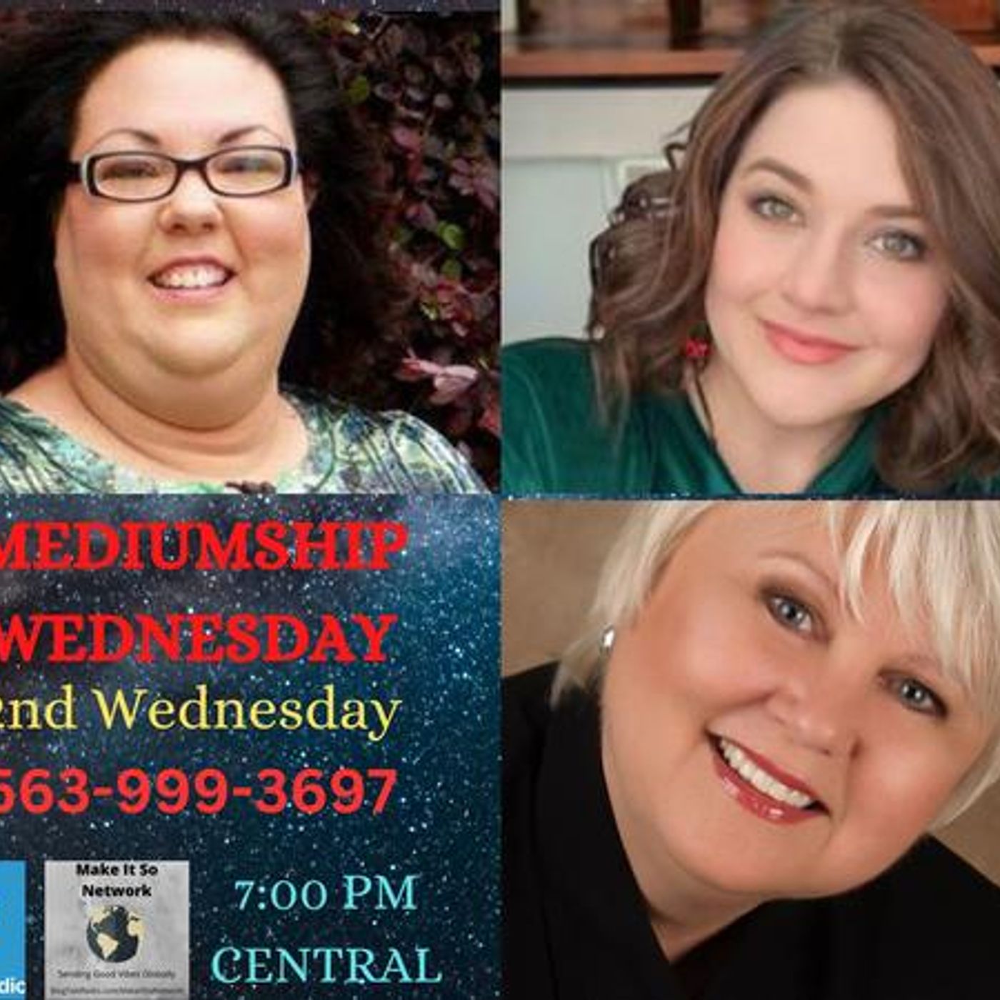 Mediumship Wednesday with your hosts, Psychics Elizabeth, Keri and Marianne! episode artwork