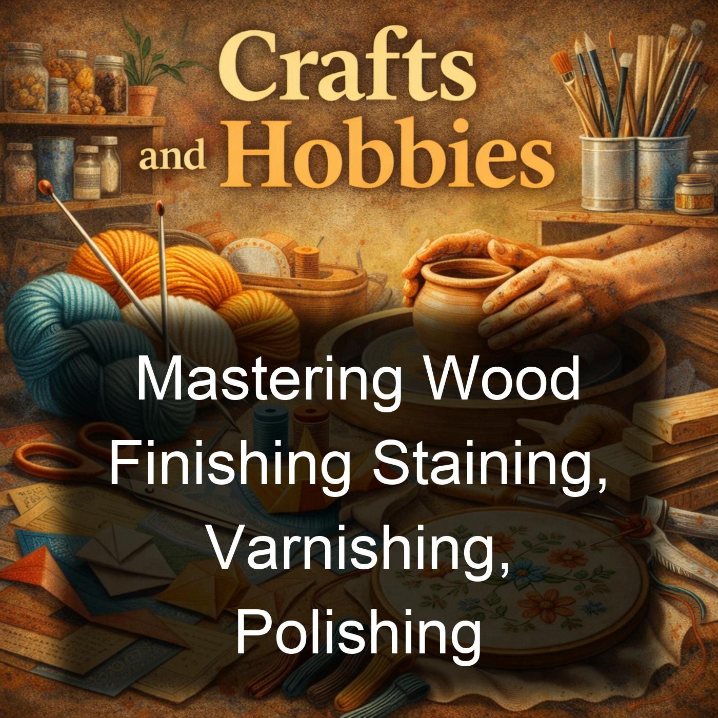 Mastering Wood Finishing Staining, Varnishing, Polishing cover art