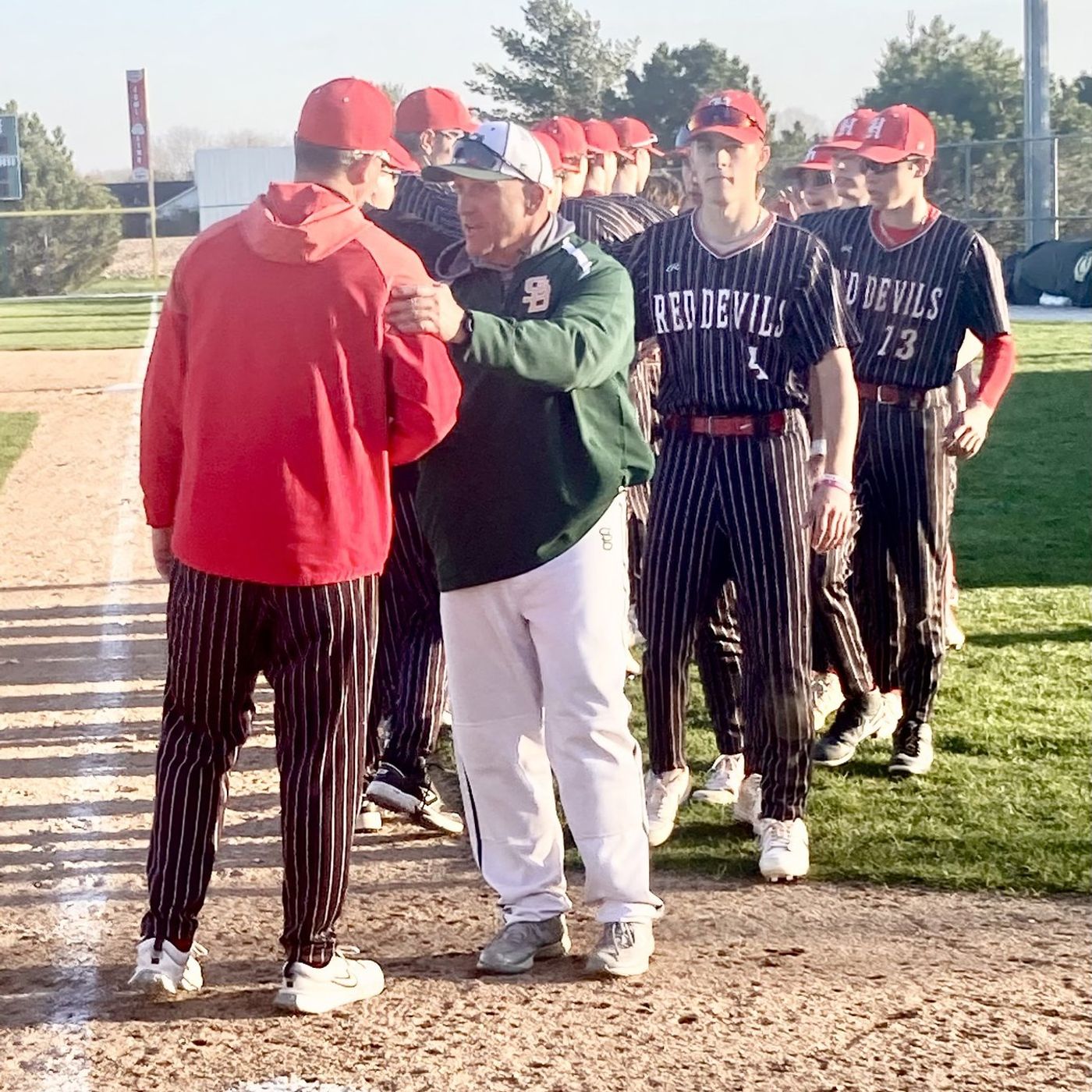 Hall, St. Bede baseball teams rally around Hall senor Jax LaVelle and his battle with cancer episode artwork