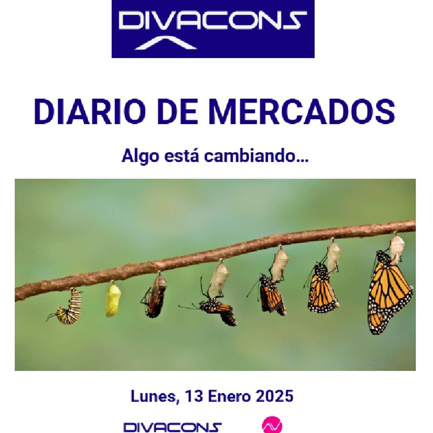 PODCAST en abierto DIARIO DE MERCADOS Lunes 13 Enero 2025 episode artwork
