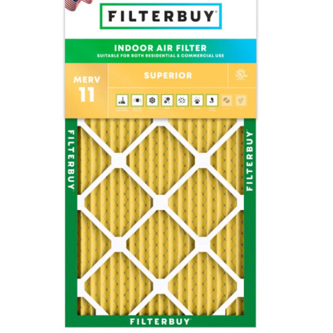 Best MERV 11 15.5x29x1 Furnace & HVAC Air Conditioner Filters