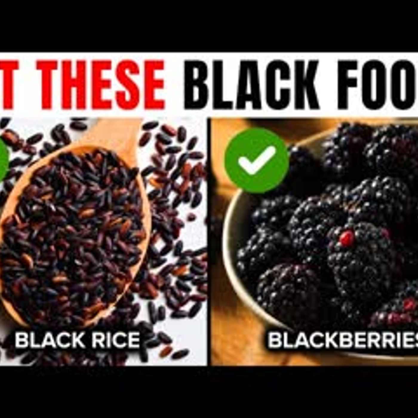10 Healthy Black Colored Foods You Must Eat episode artwork