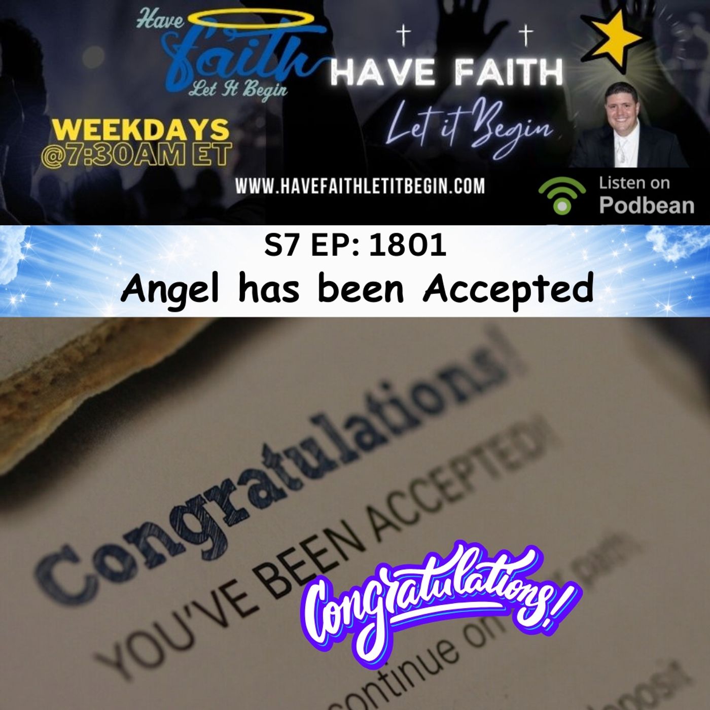 Angel has been Excepted Angel has been Excepted