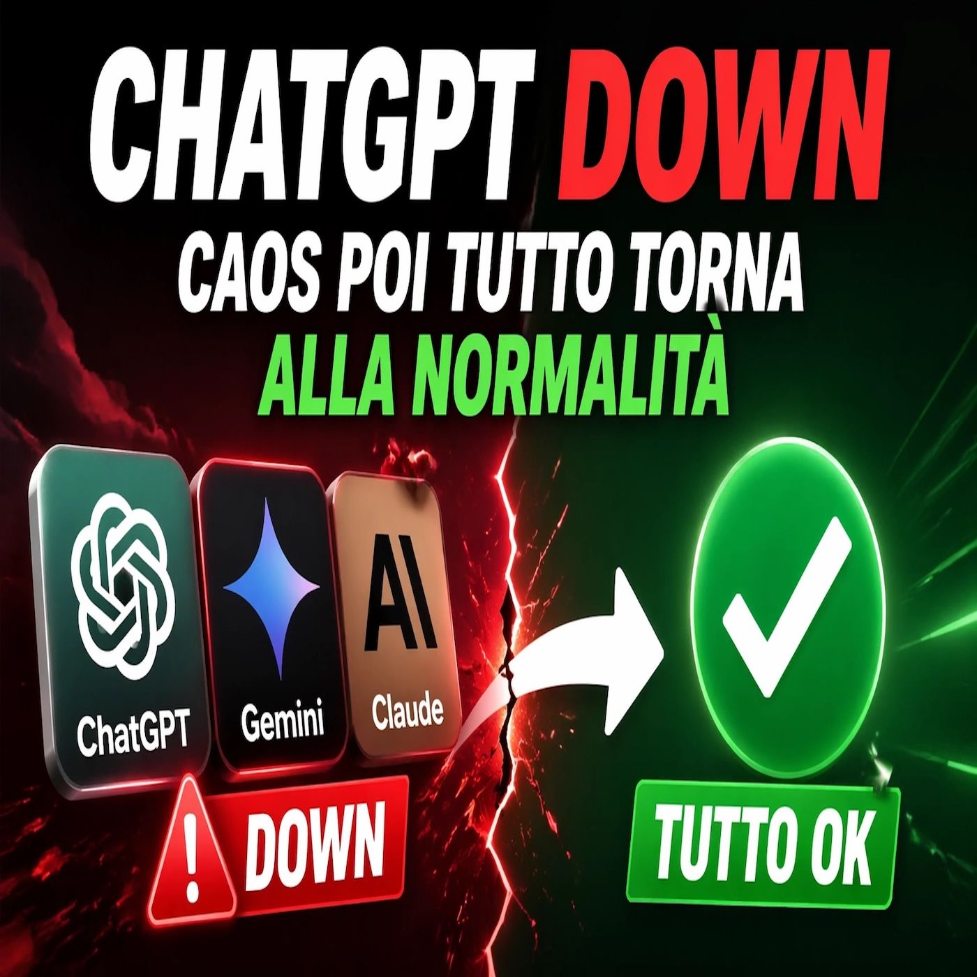 ChatGPT down insieme a Gemini e Claude episode artwork