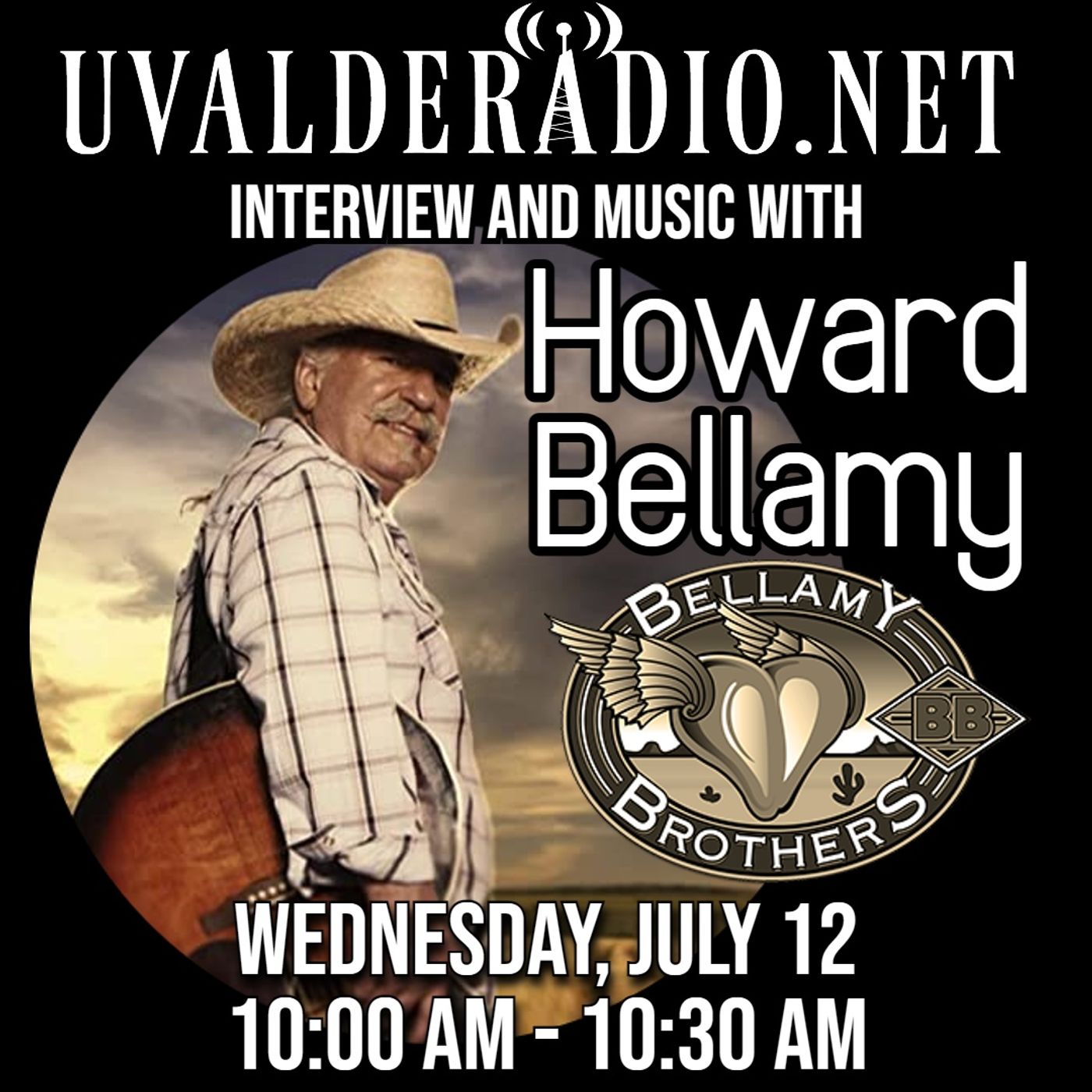 Howard Bellamy of Bellamy Brothers / July 2023 episode artwork