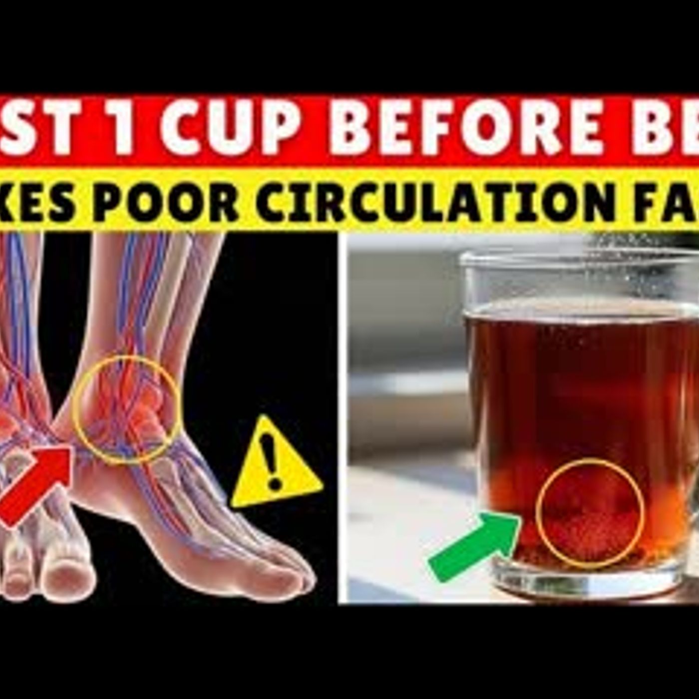 Over 60 This Drink Works Better Than Expensive Medications for Leg Circulation