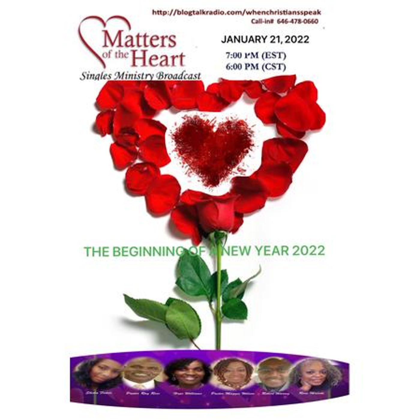 Matters Of The Heart Singles Ministry. New Year; Fresh Anointing, 2022!