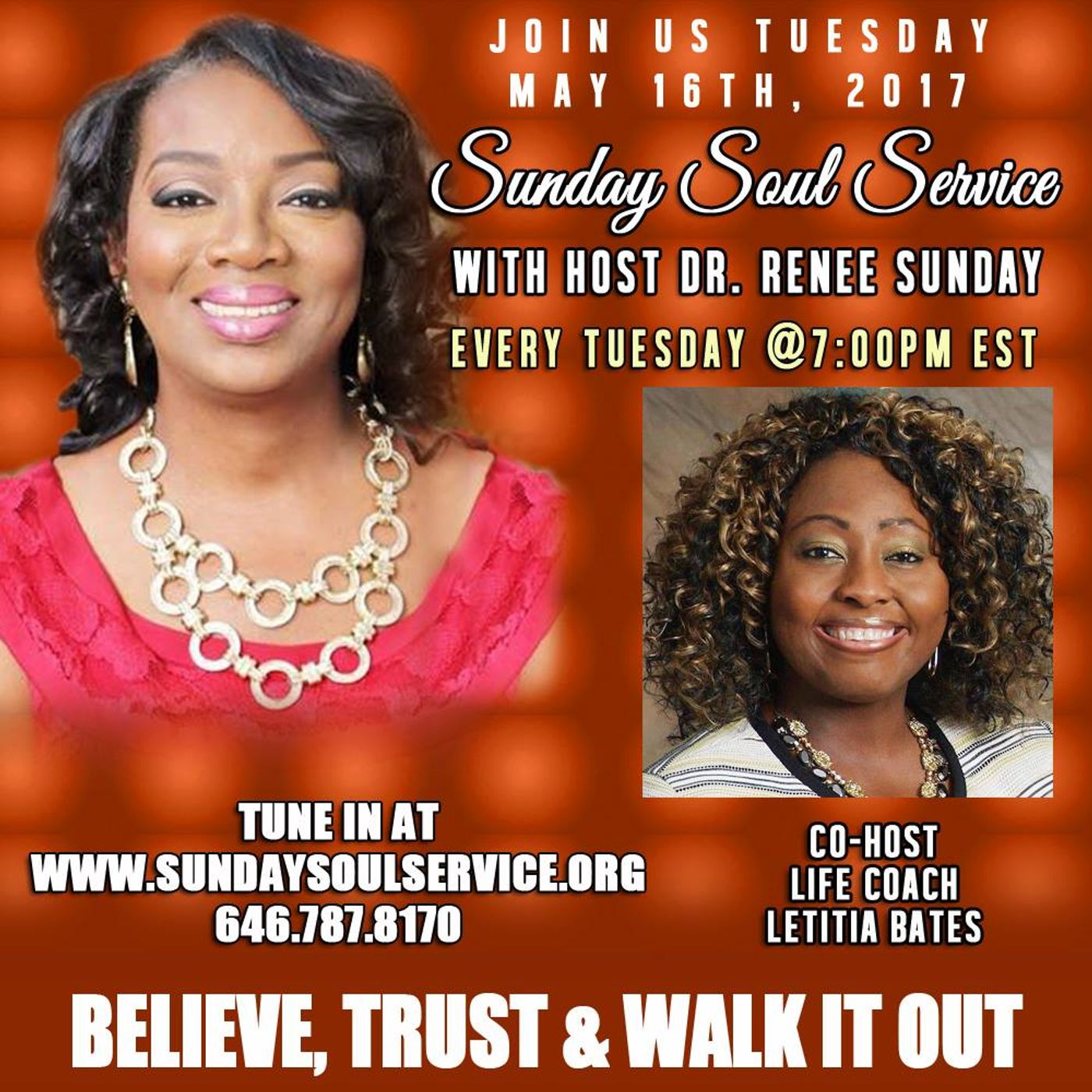 Sunday Soul Service-Topic Life Coach Letitia Bates episode artwork