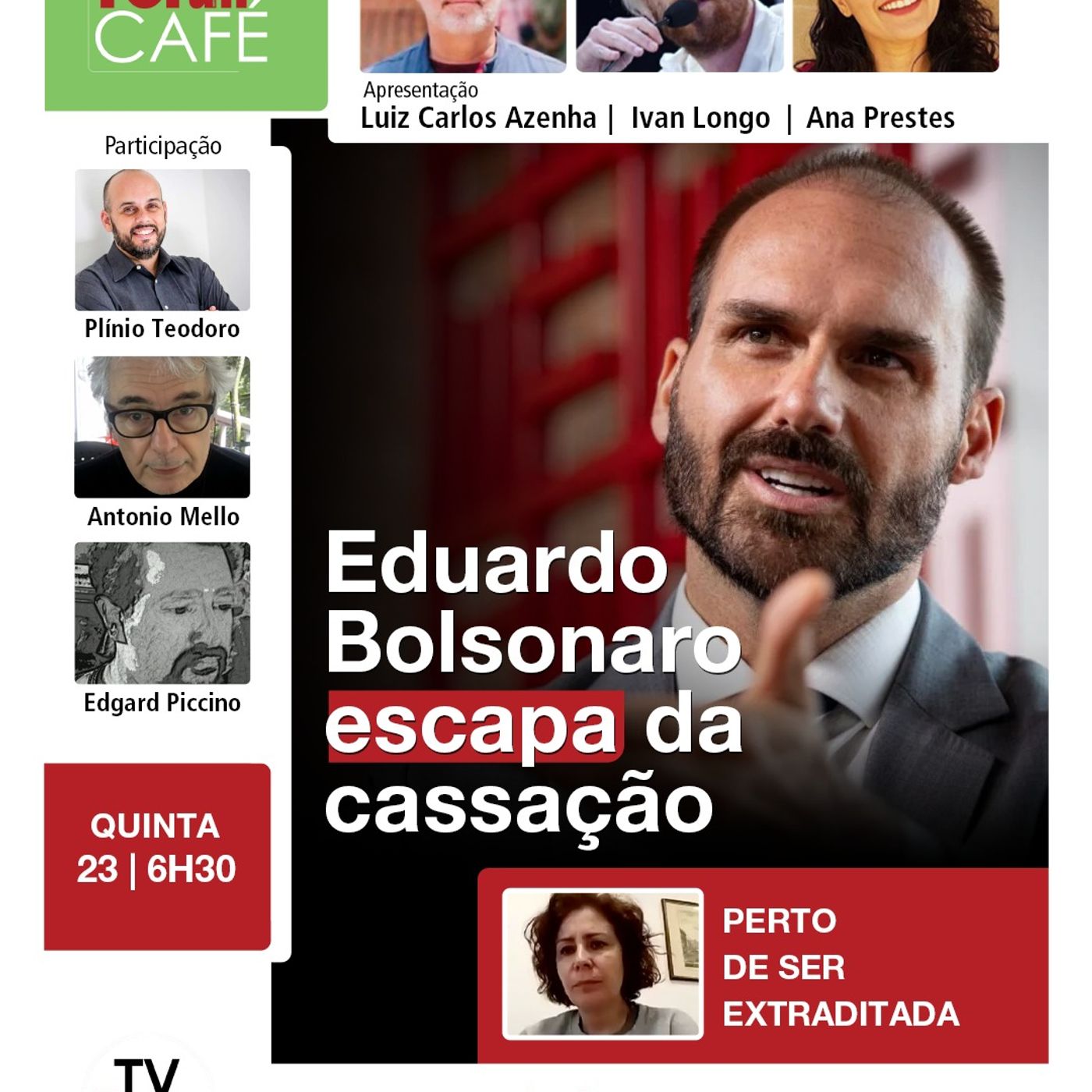 Por 11 a 7 Conselho de Ética mantém Eduardo Bolsonaro deputado | 23.10.25