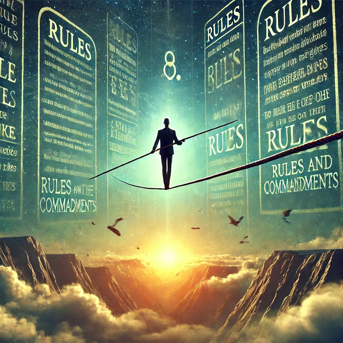 "Trying to be perfect by following all the rules is the surest way to realize how imperfect we really are." episode artwork