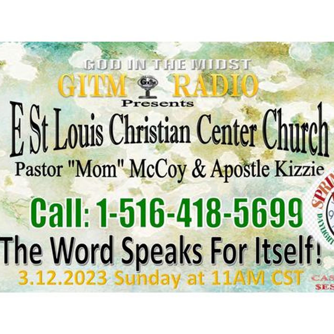 3.12.2023 GITM Radio:E St Louis ChristianCenterChurchService-THE WORD SPEAKS episode artwork