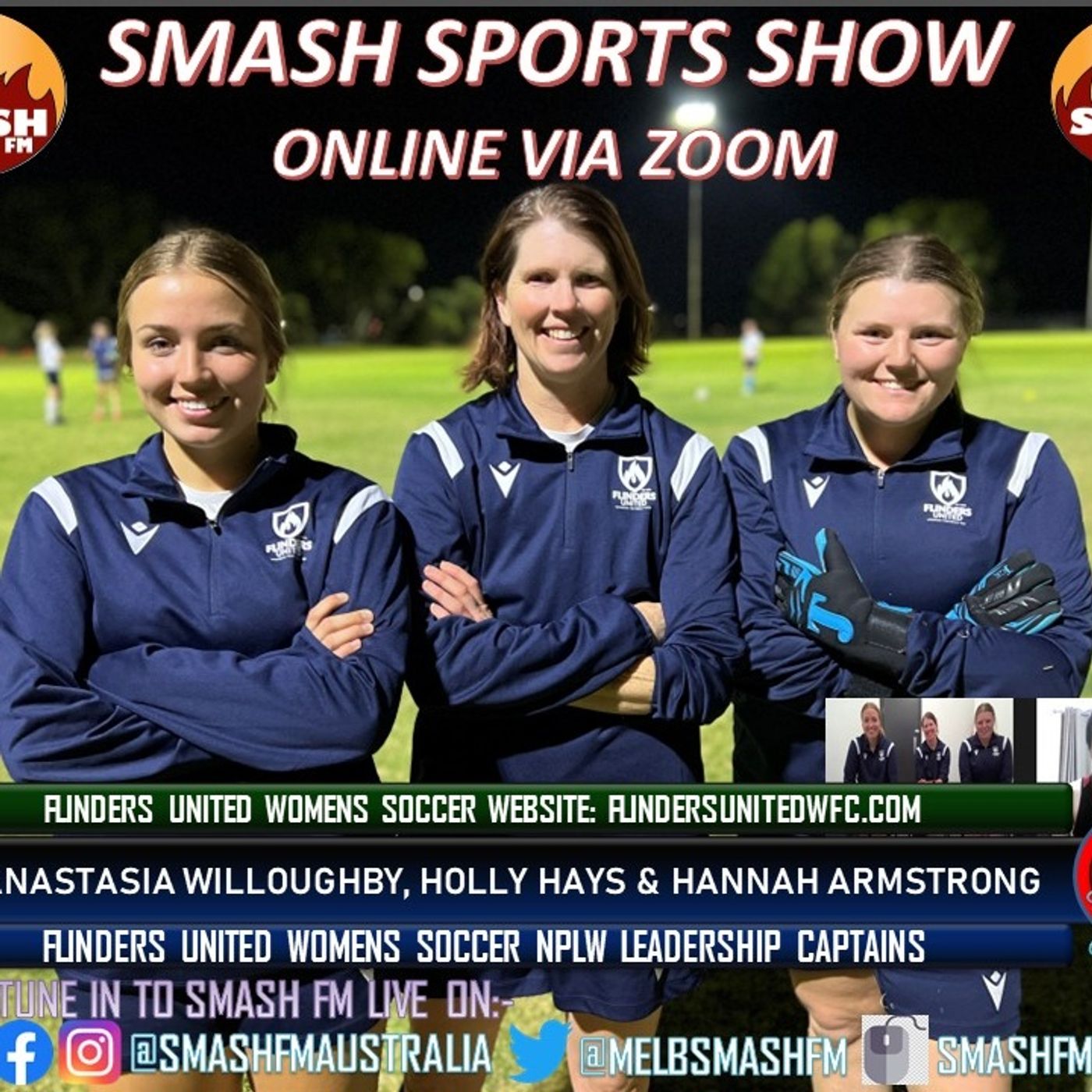 SSS10THYR: Flinders United WFC NPLW Leadership Captains 030423