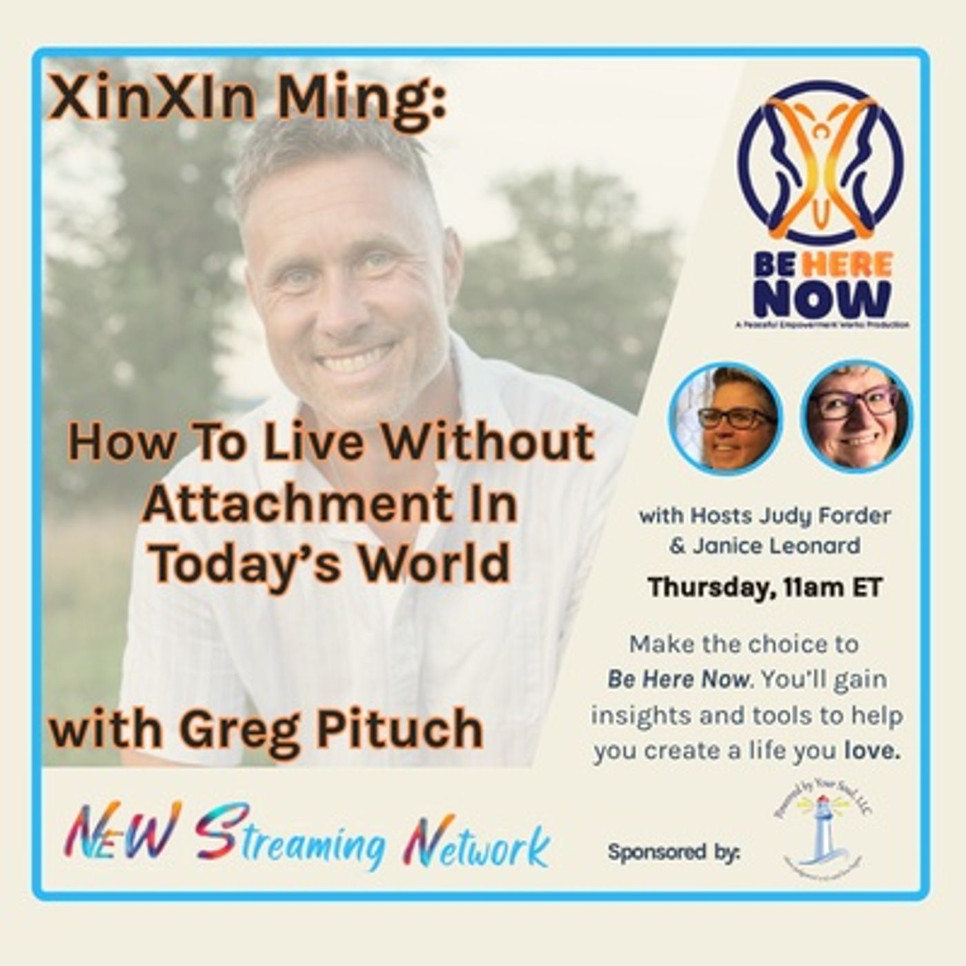 XinXin Ming How To Live Without Attachment In Today's World with Greg Pituch episode artwork