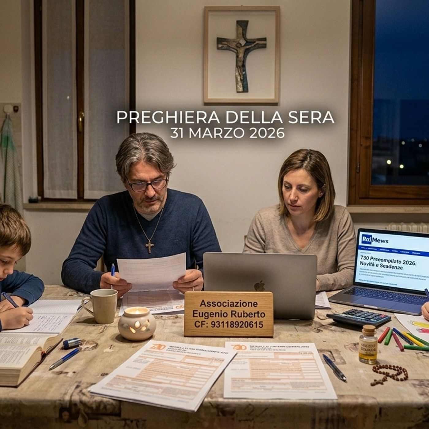Preghiera della sera 31 marzo 2026