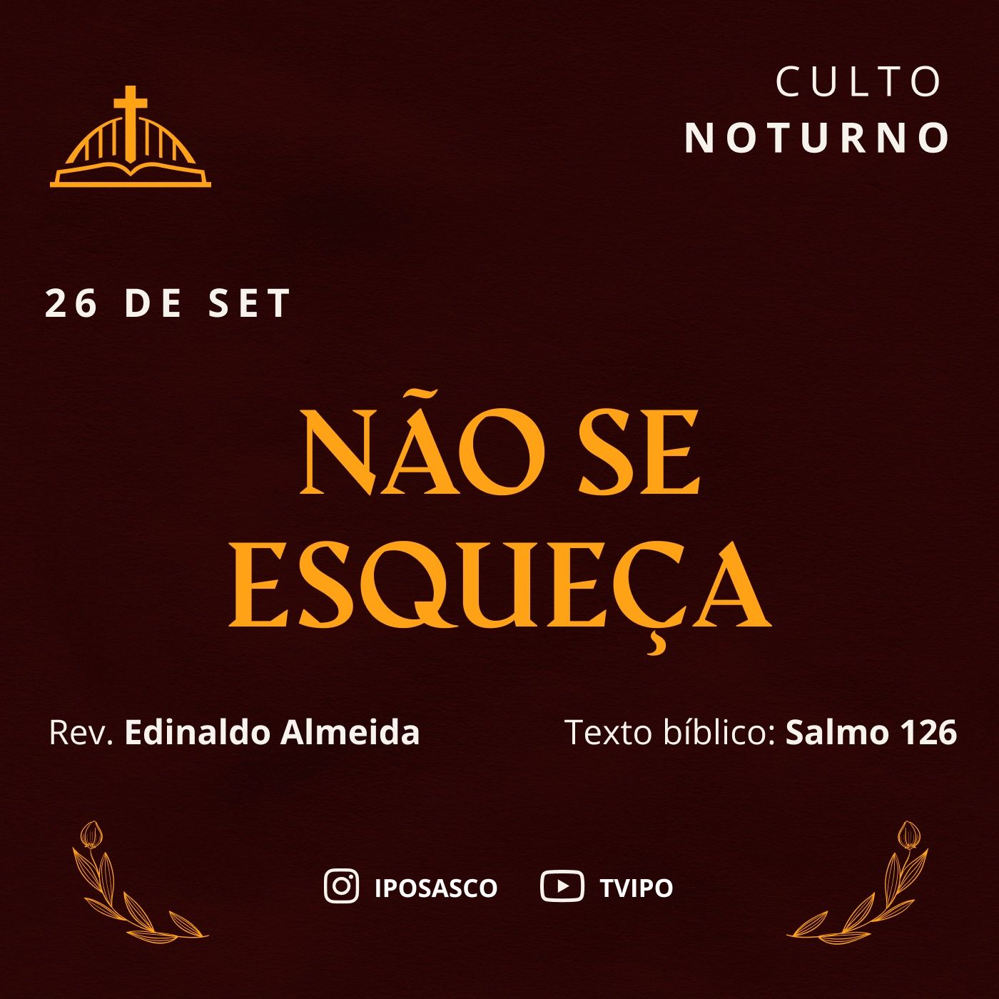 Pregações - Igreja Presbiteriana de Osasco