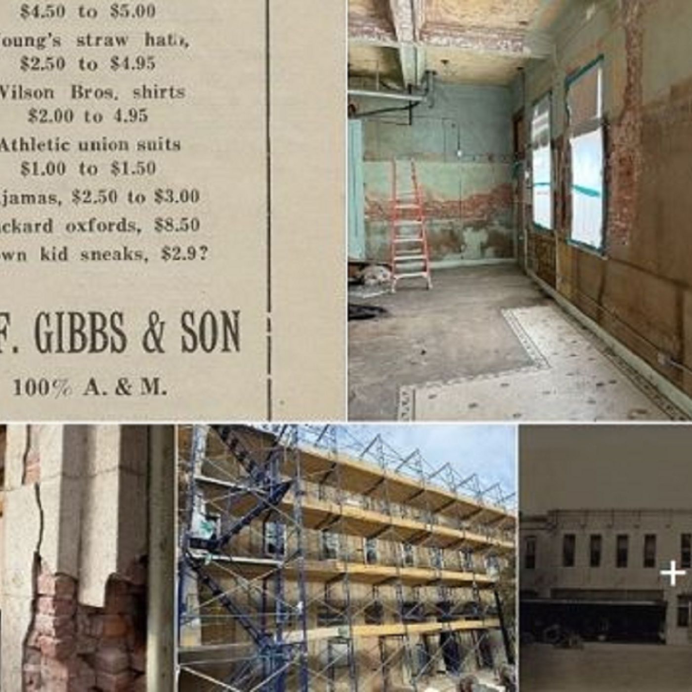 Local businessowner renovating a downtown Bryan building which was his great-great-grandfather's clothing store episode artwork