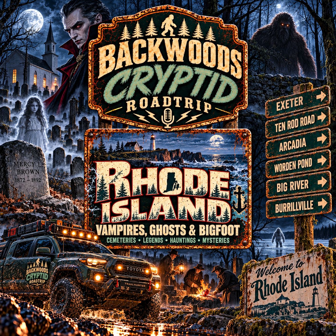 Rhode Island: Bigfoot & Vampires