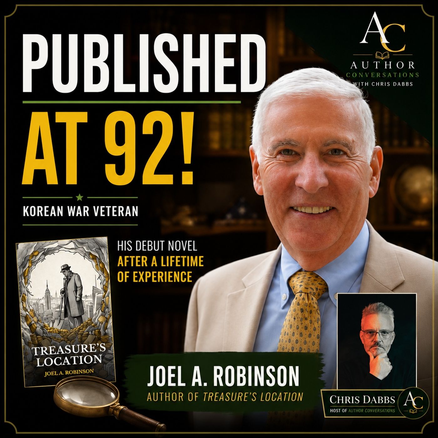 Treasure's Location | Joel A. Robinson on Publishing His First Novel at 92