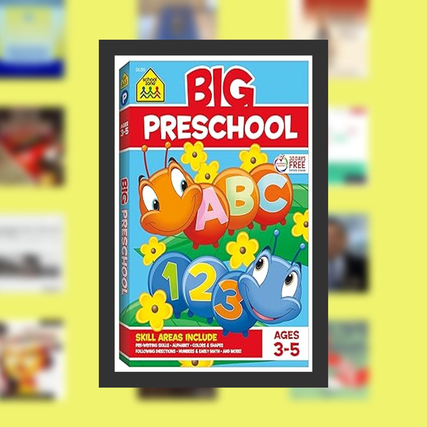 Online Read Ebook School Zone Big Preschool Workbook: Kids Learning Skills Ages 3 to 5, Handwriting, ABCs, Phonics, Early Math & N episode artwork