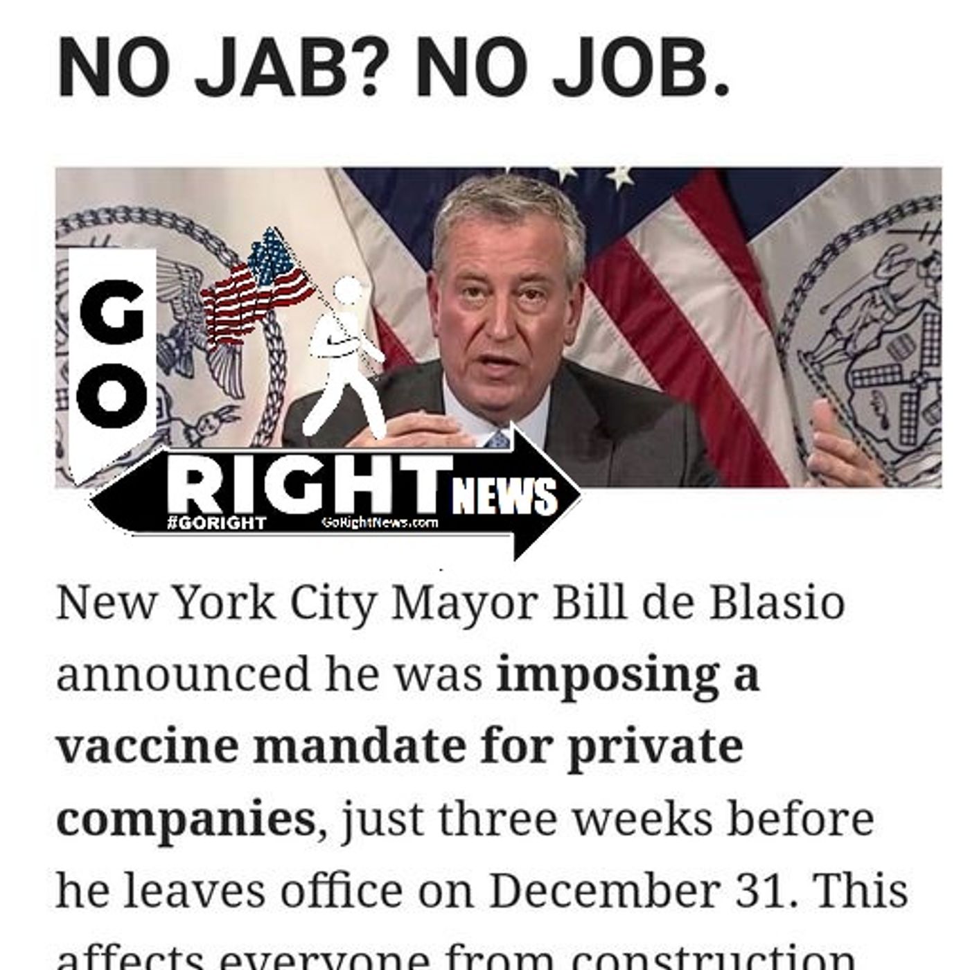 NO JAB NO JOB